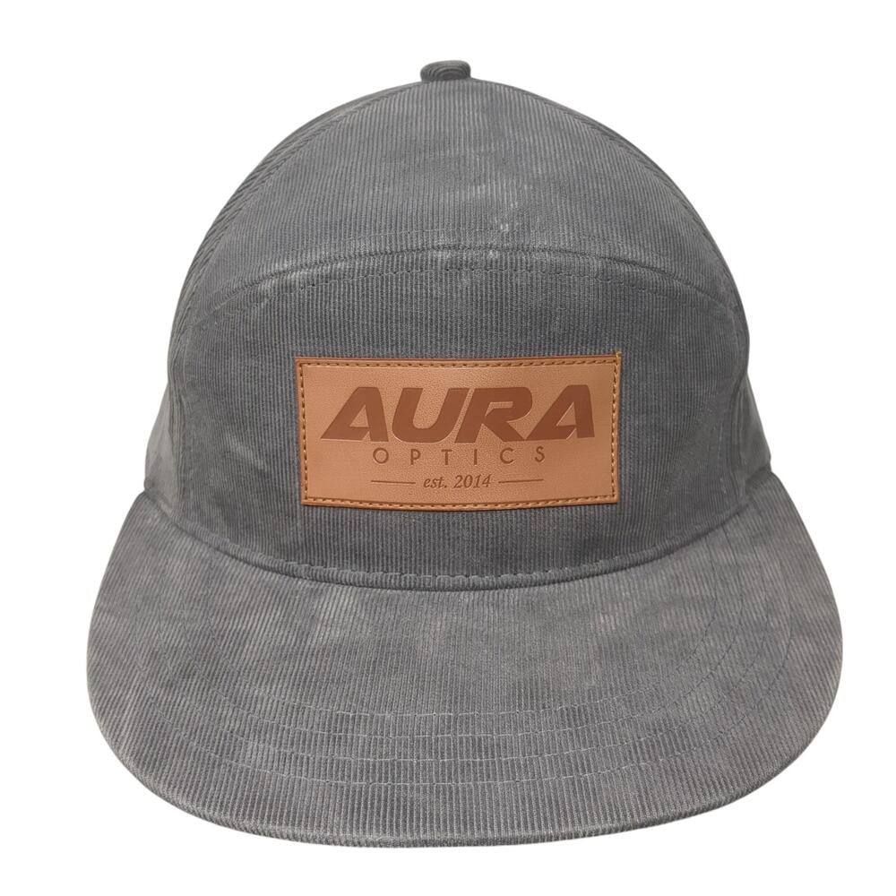Aura Optics Est. 2014 Baseball Cap Gray One Size Adjustable Patch Discrete